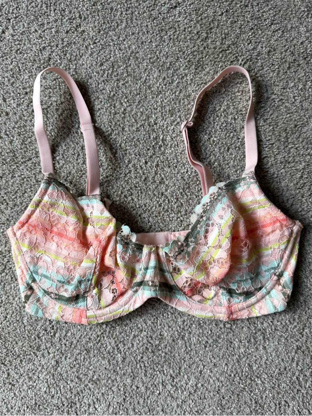 Victoria's Secret Lace Unlined Demi Bra